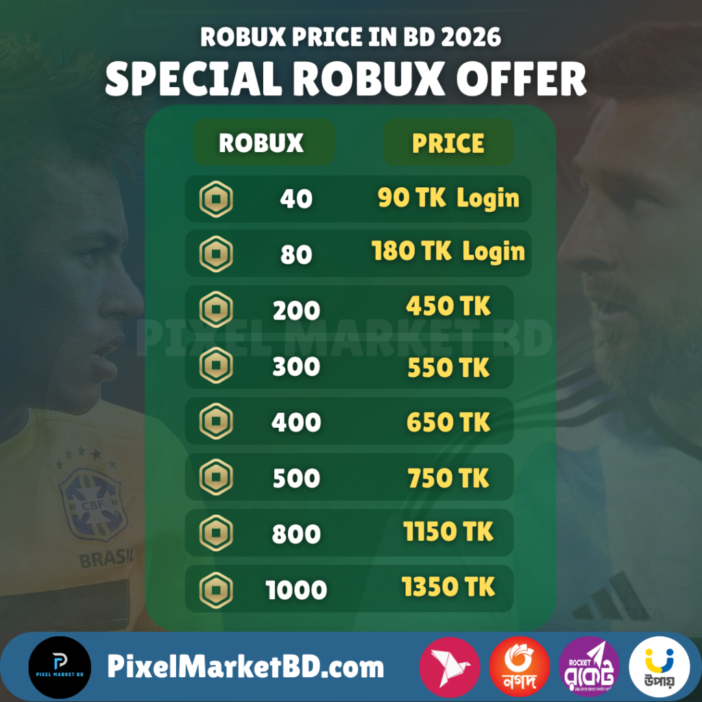 robux price in bangladesh